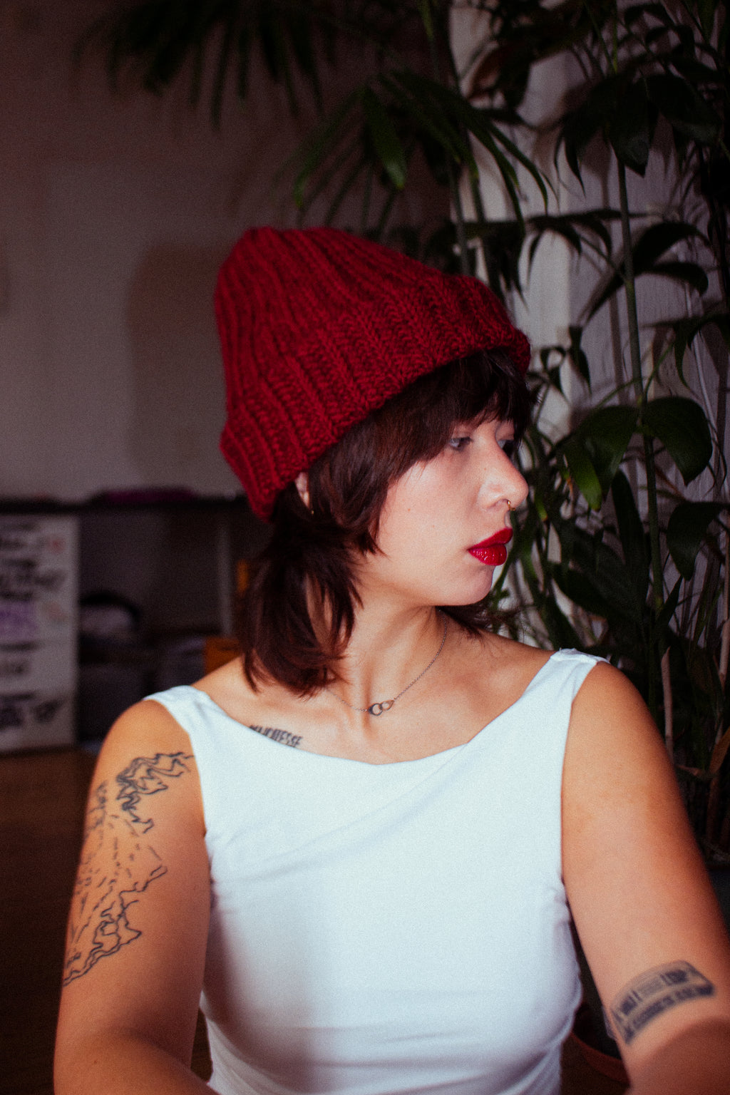 Red Beanie